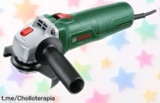 Amoladora pequeña Bosch con motor potente de 750 W en oferta brutal; ¡aprovecha este precio rebajado y dale vida a tus proyectos antes de que se acabe!
