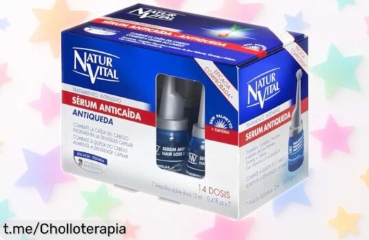 Ampollas anticaída NaturVital: Fortalece tu cabello en 14 días con este ofertón arrasador que no puedes dejar escapar, ¡tu melena se lo merece!