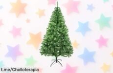 Árbol de Navidad artificial que brilla con magia, superfácil y seguro para los más peques. ¡Apresúrate, precio loco por tiempo limitado y haz tus fiestas inolvidables!
