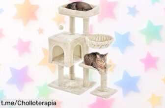 Árbol rascador para gatos Yaheetech de 96 cm: rebajado a precio loco, solo quedan unas pocas unidades. Haz feliz a tu peludo mientras juega y descansa seguro. ¡No dejéis pasar esta oportunidad!