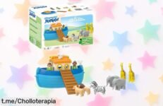 Arca de Noé Playmobil Junior con rampas y 9 animales en super chollo, ¡rebajada! La diversión de tus peques te está esperando, no lo dejes escapar o será demasiado tarde.