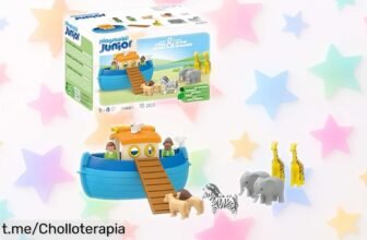 Arca de Noé Playmobil Junior con rampas y 9 animales en super chollo, ¡rebajada! La diversión de tus peques te está esperando, no lo dejes escapar o será demasiado tarde.