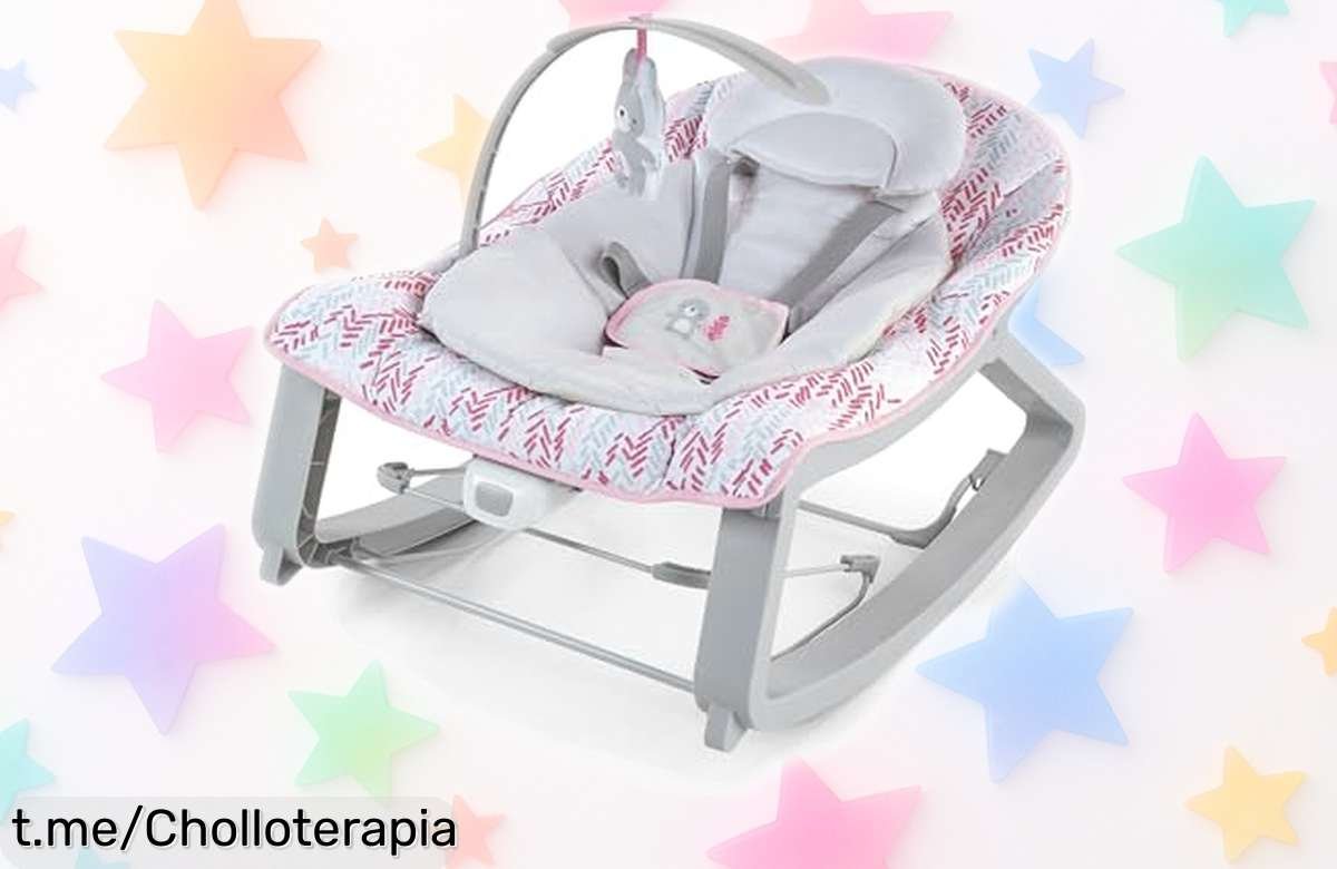 Asiento vibrador y mecedora 3 en 1 Ingenuity a precio rebajado, ideal para bebés hasta 30 meses. No dejes pasar este chollo que hará feliz a tu pequeño hoy mismo.