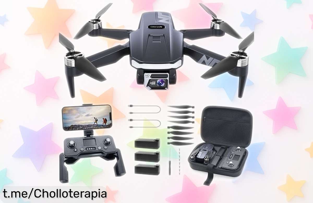Asombroso Gps drones con cámara 4K HD para adultos, ¡vuela hasta 90 min y captura momentos únicos a un precio rebajado que se agota! ¡No dejes pasar esta oportunidad increíble!