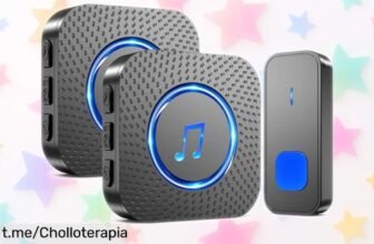 Asombroso timbre inalámbrico SURFOU con 55 melodías y alcance de 400m, ahora a precio loco; ¡no dejes pasar esta oportunidad y haz que cada visita sea especial!