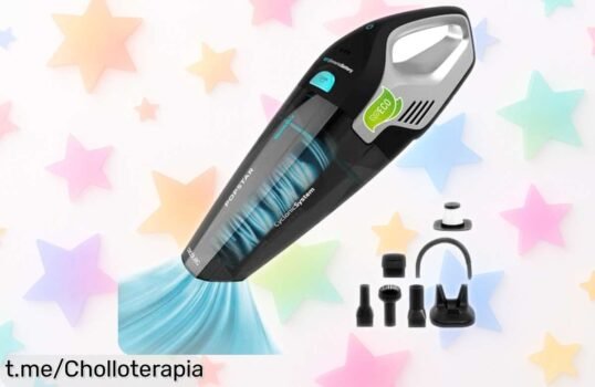 Aspirador de mano sin cables Cecotec con potencia imbatible y Wet&Dry, precio loco para limpiar todo ¡Hazlo tuyo ya y dale a tu hogar el cariño que se merece!