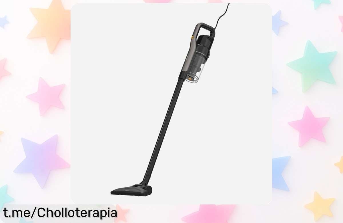 Aspirador escoba Mellerware potente y ligero, ¡descuentazo irresistible que volará pronto! Limpia sin esfuerzo y convierte tu hogar en un lugar alegre.