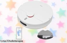 Aspirador robot Xiaomi de succión potente y navegación láser, ¡rebajado a un precio increíble para que limpies sin esfuerzo y tu hogar brille de felicidad!