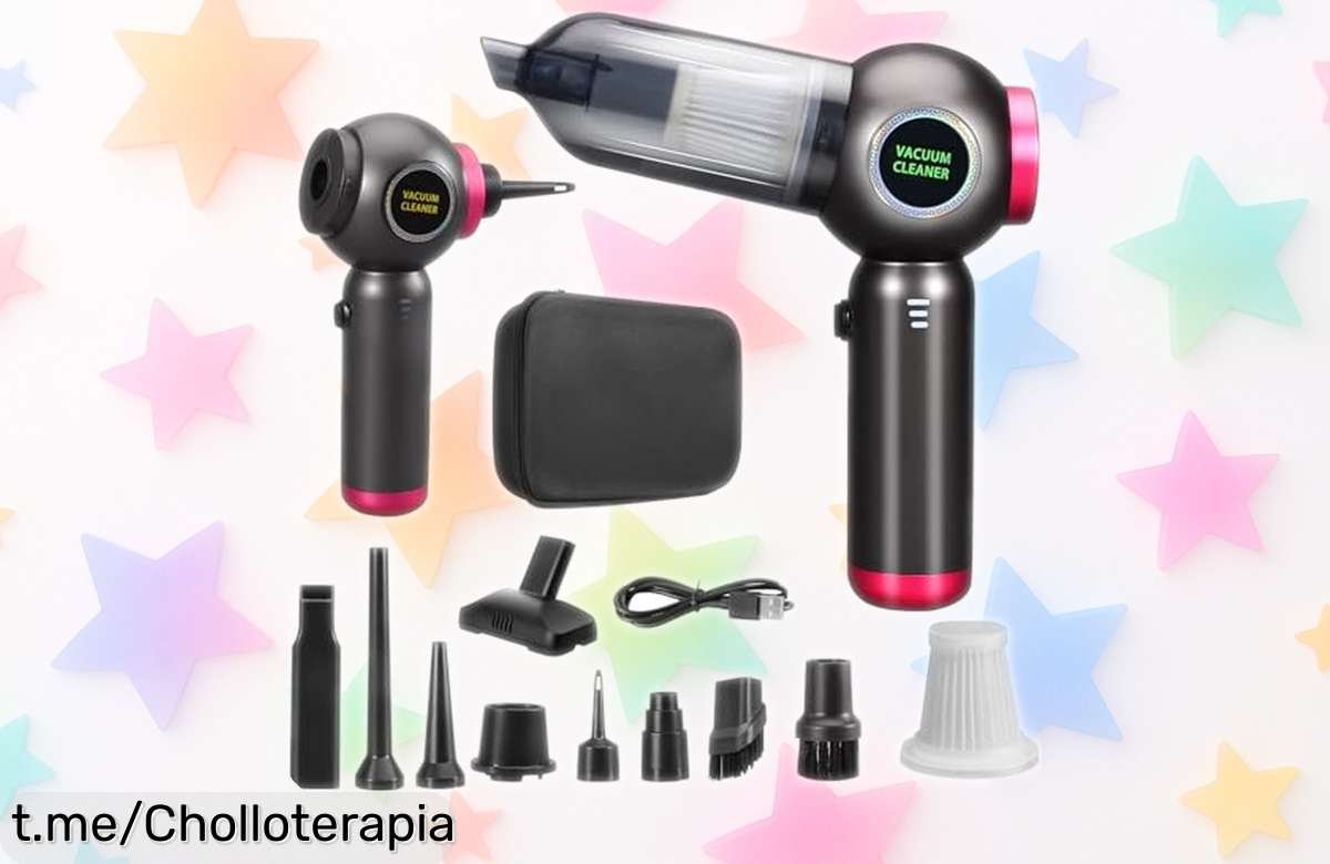 Aspiradora de mano DEUKNICE con potencia espectacular y batería de 30 min a un precio rebajado, ¡no pierdas la oportunidad de tener tu hogar reluciente ya!