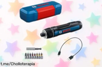 Atornillador a batería Bosch GO 3 con luz LED y set de puntas, ahora a un precio loco que te hará sonreír. ¡No dejes escapar esta oportunidad!