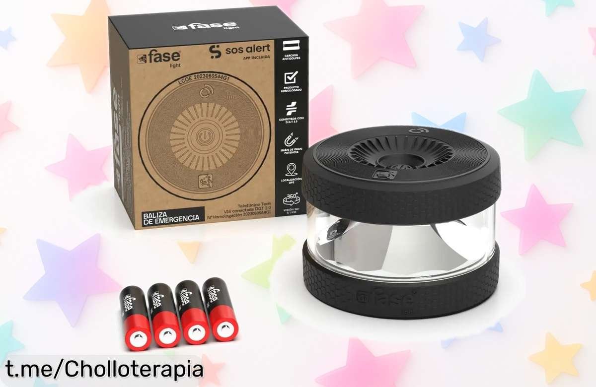 Baliza de emergencia DGT para coche: luce negra que puede salvarte en segundos, descuentazo espectacular y unidades limitadas. ¡Tu seguridad a precio loco, actúa ya!