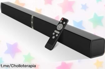 Barra de sonido para TV HoYLluDLL con sonido envolvente 360° a precio loco, disfruta tus películas como nunca y no te quedes sin la tuya; ¡las unidades vuelan!