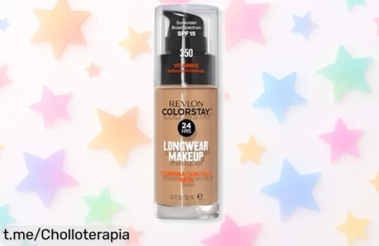 Base de maquillaje Revlon ColorStay con larga duración y acabado mate a precio rebajado; resiste al agua para que brilles sin preocupaciones, ¡no pierdas esta oportunidad!