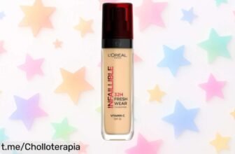 Base de maquillaje líquida L'Oréal Paris infaillible 32h: cobertura que dura y precio rebajado para que brilles, ¡no te lo pierdas o te va a dar una rabia!