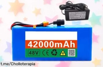 Batería para bicicleta eléctrica 48V 42Ah: super chollo con carga rápida y protección total. Viaja más lejos, aprovecha esta oferta que se va volando. ¡No te quedes sin la tuya!