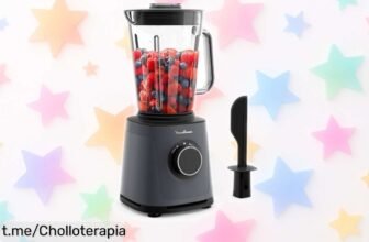 Batidora Moulinex PerfectMix de alta velocidad, ¡cuchillas que cortan un 30% más rápido y ahora a precio rebajado! No te quedes sin la tuya, apúrate y disfruta preparando delicias en segundos.