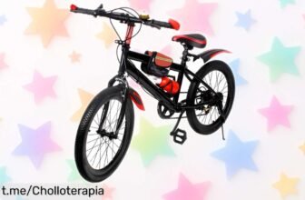 Bicicleta de montaña para niños de 20 pulgadas con cambios a un precio rebajado increíble, ¡aprovecha y haz que cada aventura sea inolvidable antes de que se acaben!