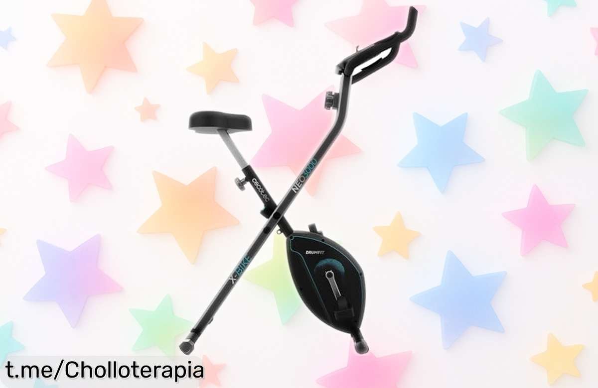 Bicicleta estática plegable Cecotec, ¡ofertón loco para entrenar en casa sin ruido! Aprovecha esta rebaja y comienza tu viaje hacia un estilo de vida más activo ahora.