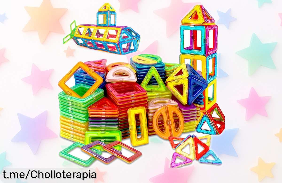 Bloques magnéticos 3D educativos para niños con un descuento brutal que hará volar su imaginación, ¡no te quedes sin ellos antes de que se agoten!