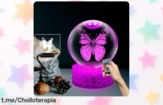 Bola de cristal Yantech con luz nocturna y 16 colores para crear momentos únicos, ¡rebaja increíble! Haz que tus noches brillen y sorprende a los que amas.