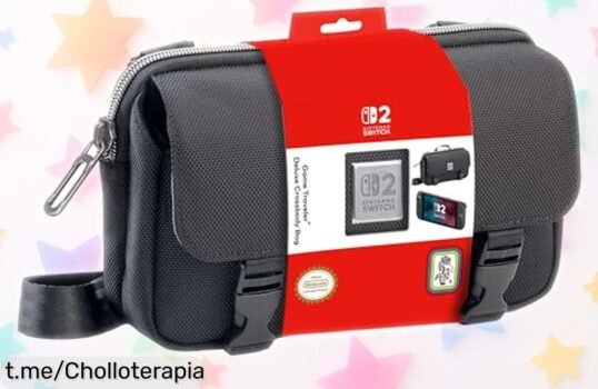 Bolso cruzado deluxe para Nintendo Switch, ¡rebajado a precio loco! Protege tu consola y accesorios sin líos ni polvo. No esperes más, esta oferta es solo por tiempo limitado.