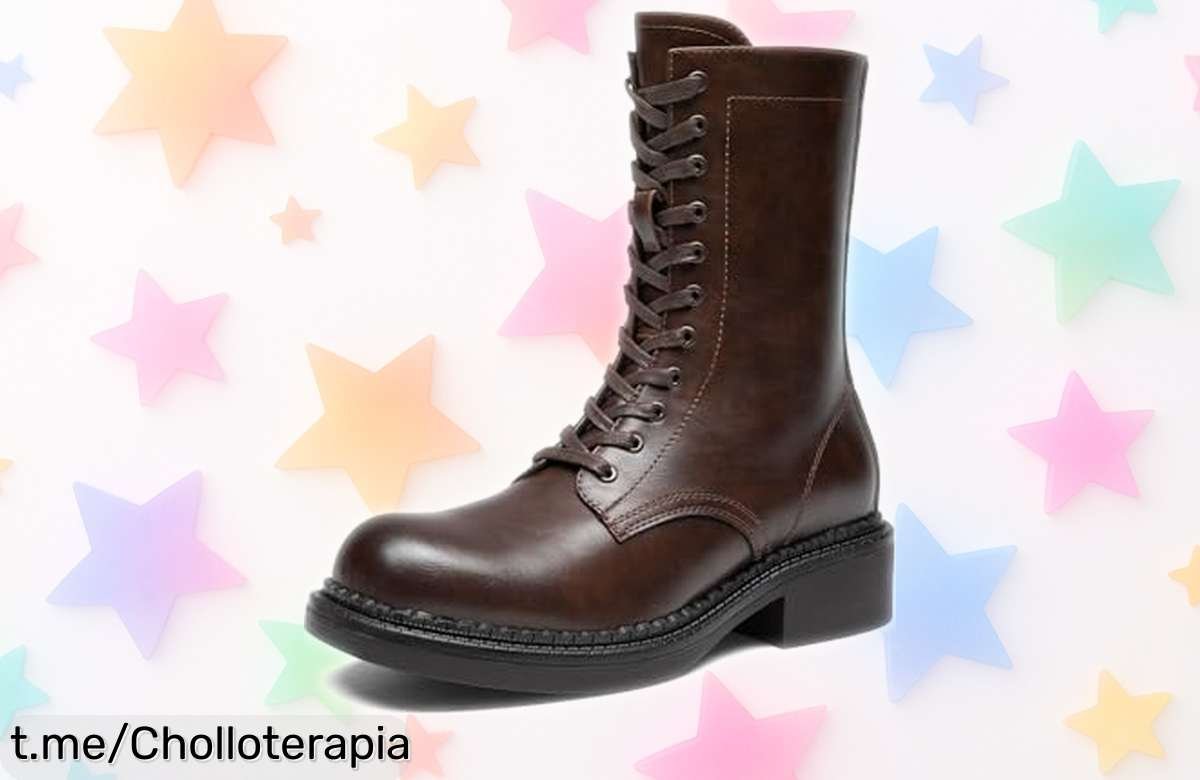Botas con cordones DREAM PAIRS a precio rebajado que no vas a creer, atrévete a lucirlas y siente la magia en cada paso que das. ¡No te quedes sin ellas!