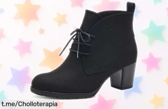 Botines de cordones para mujer Marco Tozzi, elegancia italiana a precio rebajado. ¡Da un paso hacia tu estilo único y no te quedes sin ellos!