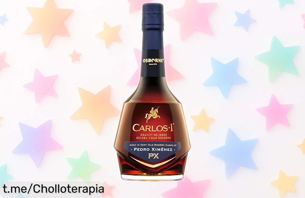 Brandy solera gran reserva Carlos I con sabor único y notas intensas, precio rebajado ¡hazlo tu aliado para momentos especiales antes de que se agote!