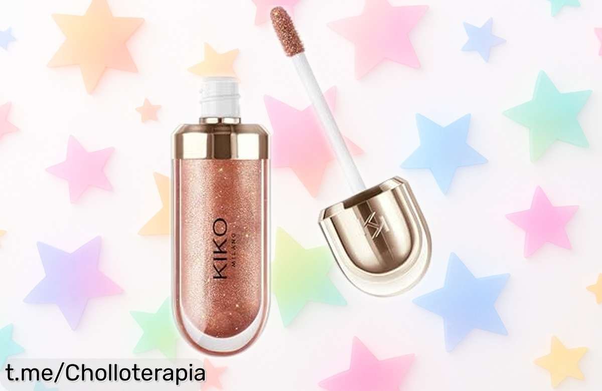Brillo de labios 3D hidratante KIKO Milano con efecto volumen a precio rebajado: ¡No te lo pierdas y deja tus labios irresistibles! Corre que vuelan las unidades.