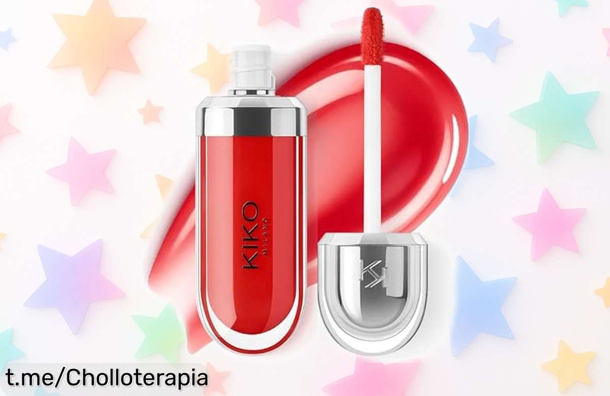 Brillo de labios efecto 3D KIKO Milano a precio loco: dura más, brilla como nunca y suaviza tus labios. ¡No te lo pierdas y siente la diferencia hoy mismo!