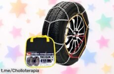 Cadenas de nieve Husky Advance 9 mm en oferta, resistentes y seguras para hielo - ¡aprovecha el precio rebajado y siente la confianza al volante antes que se acabe!