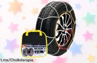 Cadenas de nieve Husky Advance 9 mm en oferta, resistentes y seguras para hielo - ¡aprovecha el precio rebajado y siente la confianza al volante antes que se acabe!