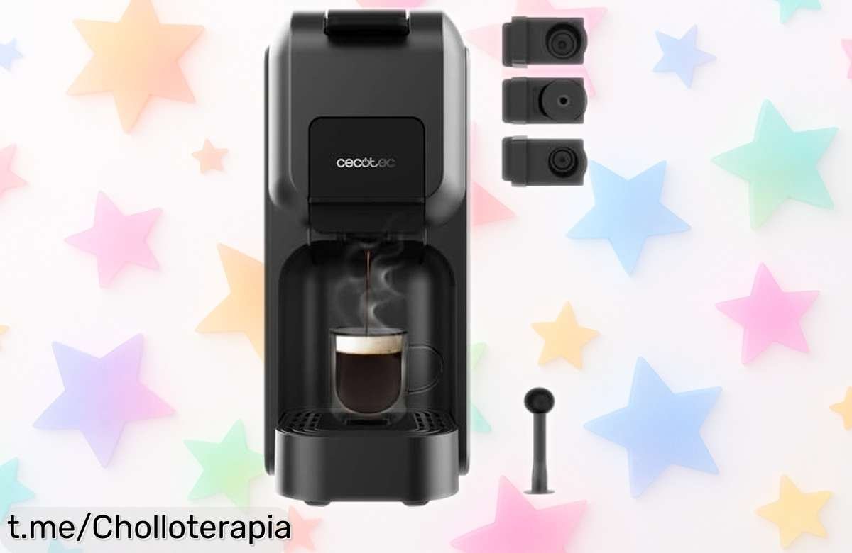 Cafetera Cecotec Express Compacta: disfruta de un café cremoso en 30 segundos a precio rebajado. ¡Este chollo hará brillar tus mañanas, no te lo puedes perder!