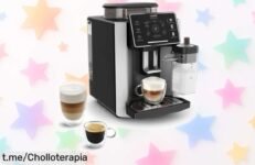 Cafetera automática Krups Sensation Milk con limpieza fácil y 6 bebidas para un café de lujo, ¡precio rebajado increíble que vuela! No te quedes sin la tuya.