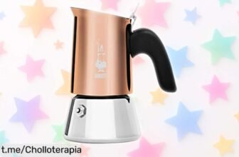 Cafetera de acero inoxidable Bialetti Venus: ¡sabor auténtico en cada sorbo a un precio rebajado que no puedes dejar escapar! Disfruta del café perfecto hoy mismo.