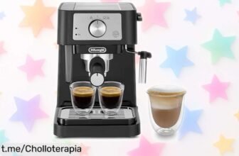 Cafetera de bomba De'Longhi con 15 bares: ¡descuento brutal para que saborees el mejor café crema! No te quedes sin la tuya, esta oferta vuela y tú lo mereces.