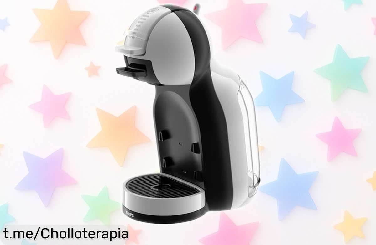 Cafetera de cápsulas Dolce Gusto Mini Me con 15 bares: ¡aprovecha este super chollo que transformará tus mañanas en momentos felices y llenos de sabor! Compra ya antes de que se agote.