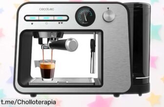 Cafetera espresso potente de 20 bares con vapor para espuma perfecta, ¡rebajada a un precio increíble! Disfruta del café soñado en casa y siente la energía desde el primer sorbo.