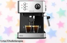 Cafetera express Cecotec con bomba italiana de 20 bares, ¡despierta tus mañanas y sorpréndete con el sabor! Aprovecha este super chollo antes de que se acabe.
