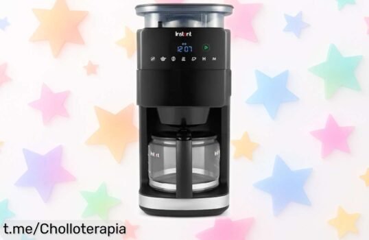 Cafetera programable Instant® Grind & Brew con molinillo ajustable, sabor intenso y personalizable a un precio rebajado que no puedes dejar pasar ¡El café perfecto te espera!