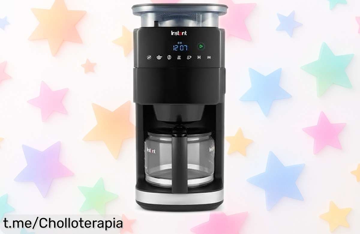 Cafetera programable Instant® Grind & Brew con molinillo ajustable, sabor intenso y personalizable a un precio rebajado que no puedes dejar pasar ¡El café perfecto te espera!