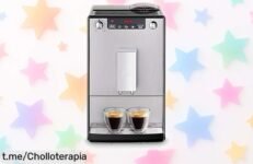 Cafetera súper automática Melitta con molinillo a precio rebajado: disfruta de café personalizado en segundos y despierta tus mañanas ¡no te quedes sin la tuya!