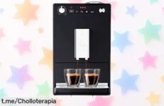 Cafetera superautomática Melitta con molinillo: ofertón irrepetible, café potente y compacto a un precio increíble. ¡No dejes escapar la oportunidad de disfrutarlo en casa ya!