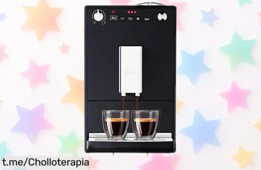 Cafetera superautomática Melitta con molinillo: ofertón irrepetible, café potente y compacto a un precio increíble. ¡No dejes escapar la oportunidad de disfrutarlo en casa ya!