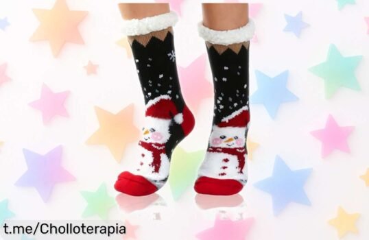 Calcetines navideños YoiAVRIG con suela antideslizante a precio rebajado: la alegría de las fiestas a tus pies, ¡aprovéchalos antes de que se agoten!
