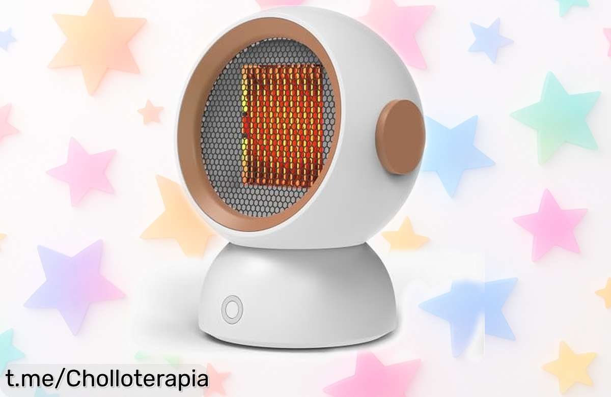 Calefactor bajo consumo de 1500W con tecnología cerámica: super chollo en descuento brutal, calienta tu hogar y no te pierdas esta oferta limitada que se va volando. ¡Apresúrate!