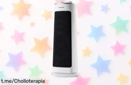 Calefactor cerámico oscilante: calor abrazador y silencioso que transforma tu hogar, ¡no te pierdas este chollo rebajado que lo llena todo de calidez!