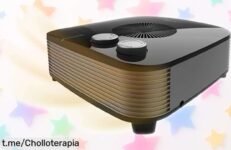 Calefactor eléctrico Cecotec de 2000W, el calor que llega rápido y fácil a un súper precio que vuela. ¡No te quedes sin tu ofertón antes de que se acabe!