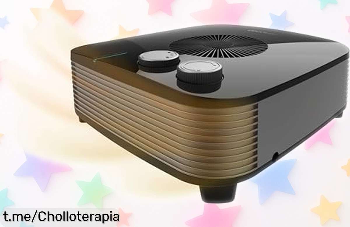Calefactor eléctrico Cecotec de 2000W, el calor que llega rápido y fácil a un súper precio que vuela. ¡No te quedes sin tu ofertón antes de que se acabe!