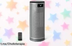 Calefactor eléctrico cerámico Amazon Basics con oscilación 70°: ¡aprovecha el súper chollo y calienta tu espacio rápido antes de que se acabe!